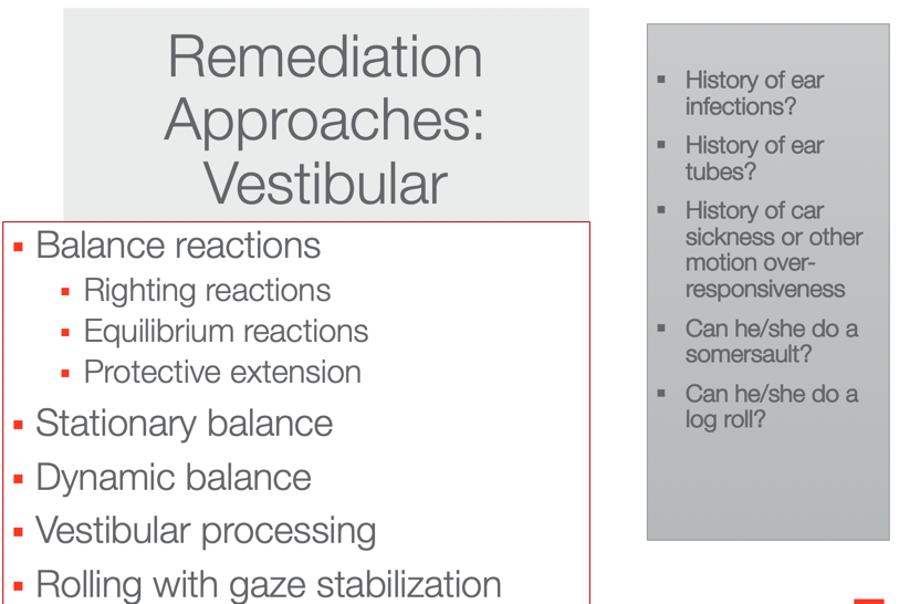 Graphic of vestibular approaches