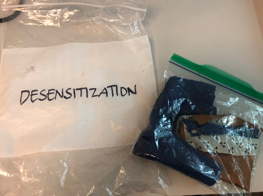 Example of a desensitization kit