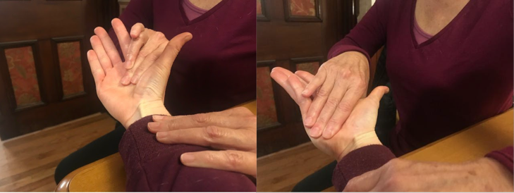 Examples of MMT for radial and ulnar flexion
