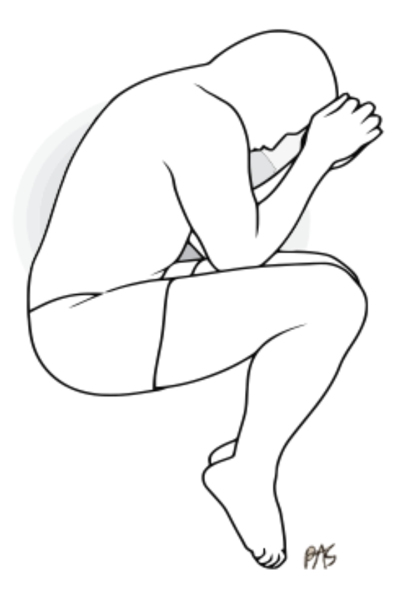 Example of a fetal position