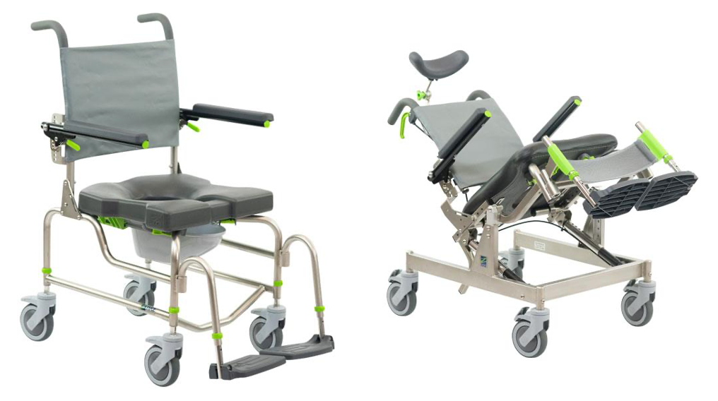 Essential medical supply adjustable molded best sale shower chair with arms & back