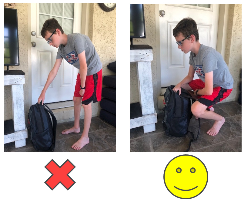 How does a rucksack with a hip belt and chest strap compare to a typical  school bag or other bags without these accessories when worn with a heavy  load? Can they reduce