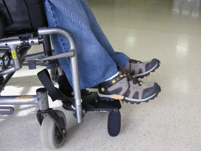 Footplate Foot Holder Straps - To hold feet on wheelchair footplates